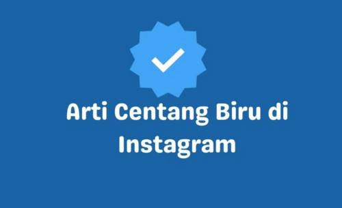 simbol centang biru di instagram